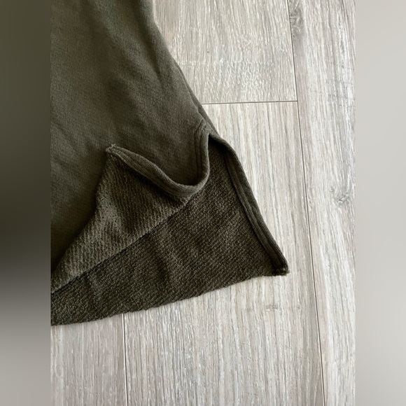 Eileen Fisher Women’s Lightweight Organic Cotton Terry Tank Olive Green Size XS - Picture 4 of 5